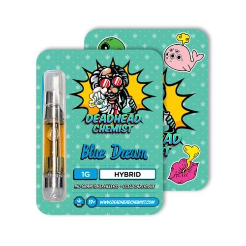 Deadhead Chemist THC Vape Cartridge 1G | Blue Dream Hybrid