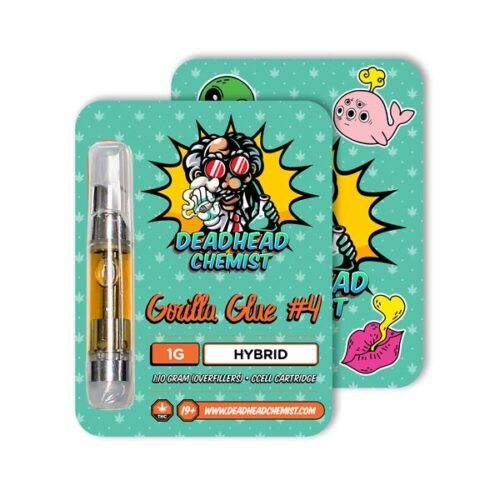 Deadhead Chemist THC Vape Cartridge 1G | Gorilla Glue Hybrid