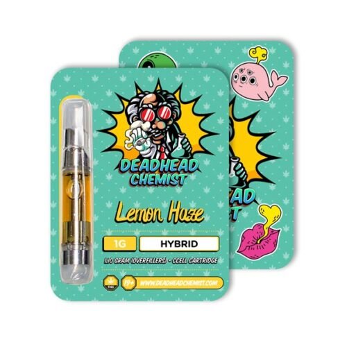 Deadhead Chemist THC Vape Cartridge 1G | Lemon Haze Hybrid