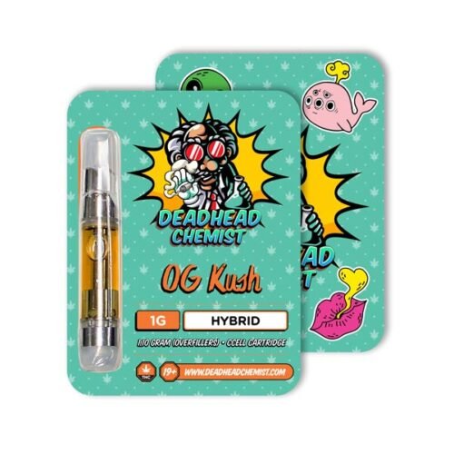 Deadhead Chemist THC Vape Cartridge 1G | OG Kush Hybrid