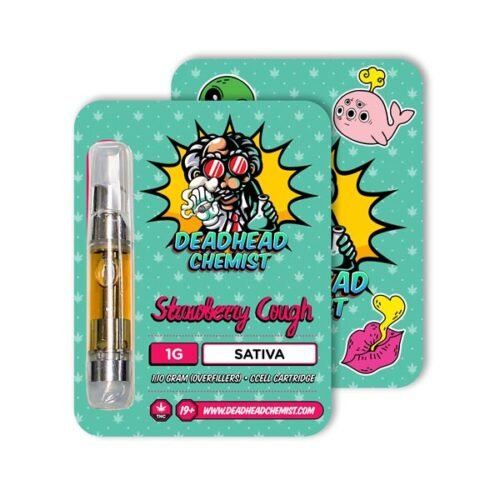 Deadhead Chemist THC Vape Cartridge 1G | Strawberry Cough Sativa