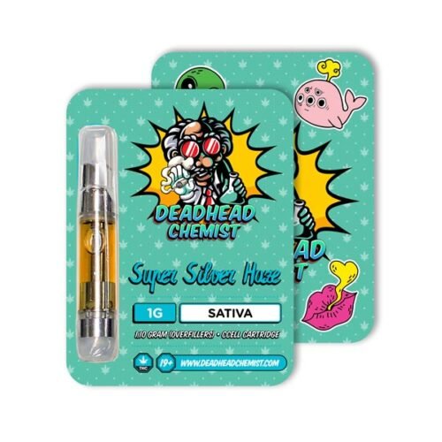 Deadhead Chemist THC Vape Cartridge 1G | Super Silver Haze Sativa